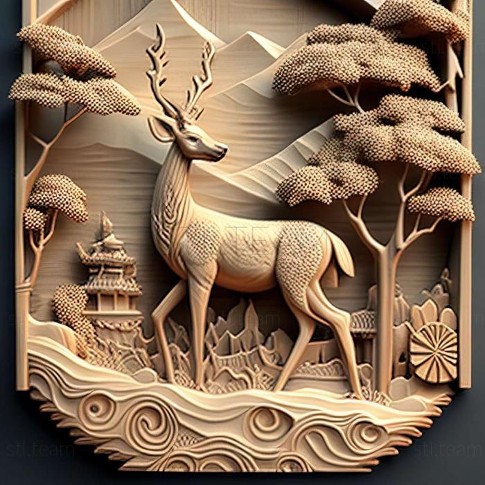 3D model Great Wall Deer (STL)